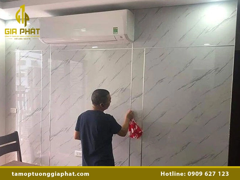 Bước lắp đặt alu trên tường hiệu quả