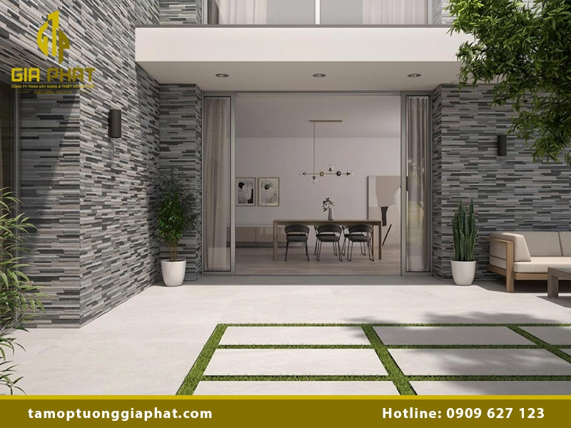 Giá đá ốp tường ngoài trời đẹp