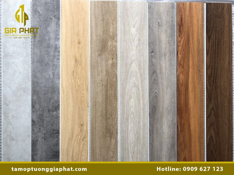 Mẫu sàn nhựa giả gỗ hèm khóa đẹp mắt