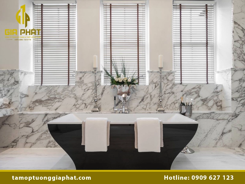 Hình ảnh tấm nhựa giả đá hoa cương ứng dụng