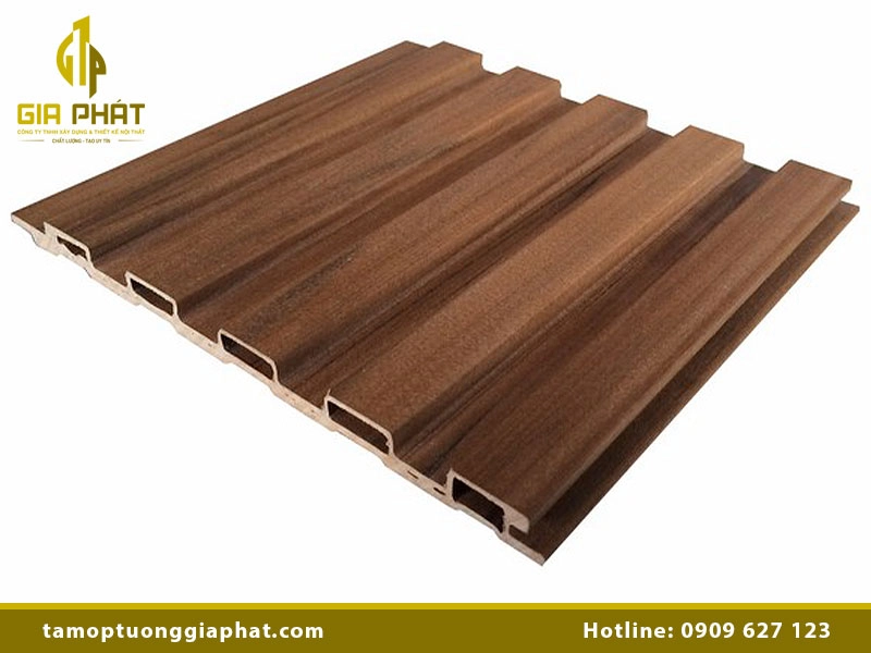 Hình ảnh lam nhựa giả gỗ ốp tường mẫu 2