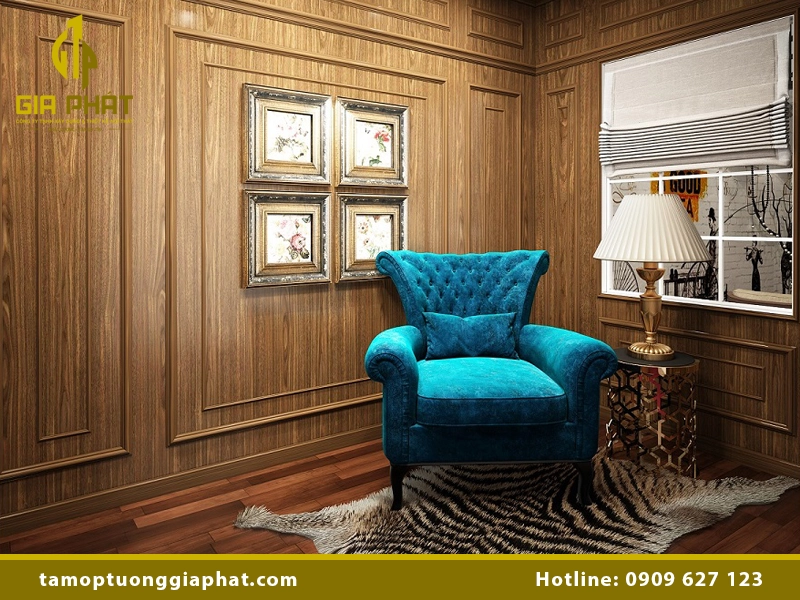 Tấm nhựa PVC vân gỗ với màu sắc tự nhiên