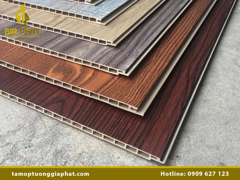 Hình ảnh tấm nhựa PVC vân gỗ đẹp mắt