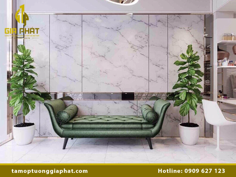 Tấm PVC giả đá vân mây đẹp và bền